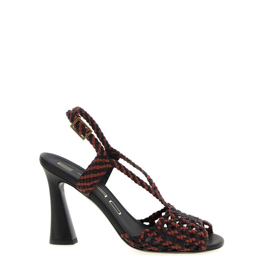 Etro Brown Polyethylene Stiletto Heel Women's Sandals